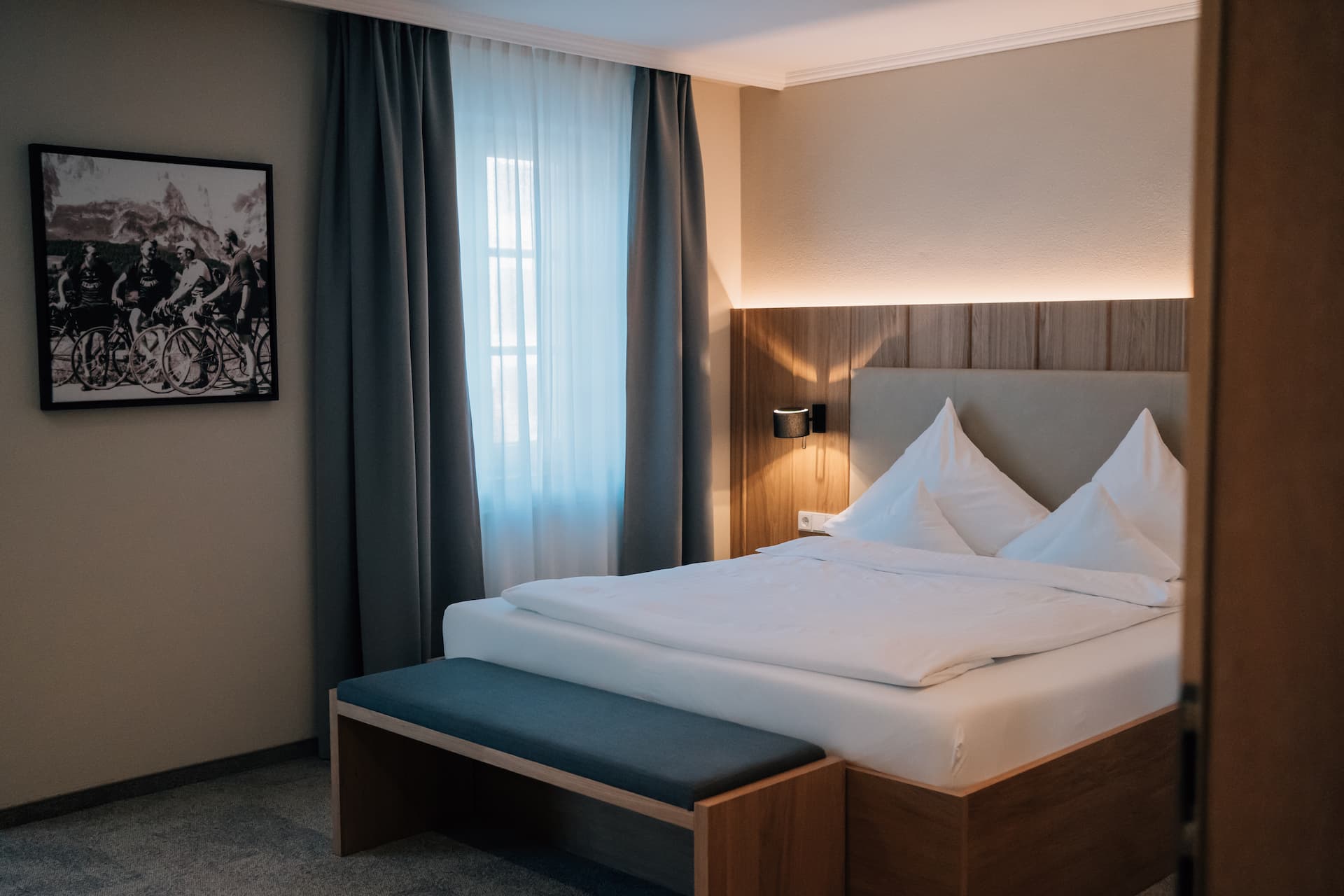 Ein Standard Hotelzimmer im Klostermeier Hotel Icking bei München - Zimmeransicht